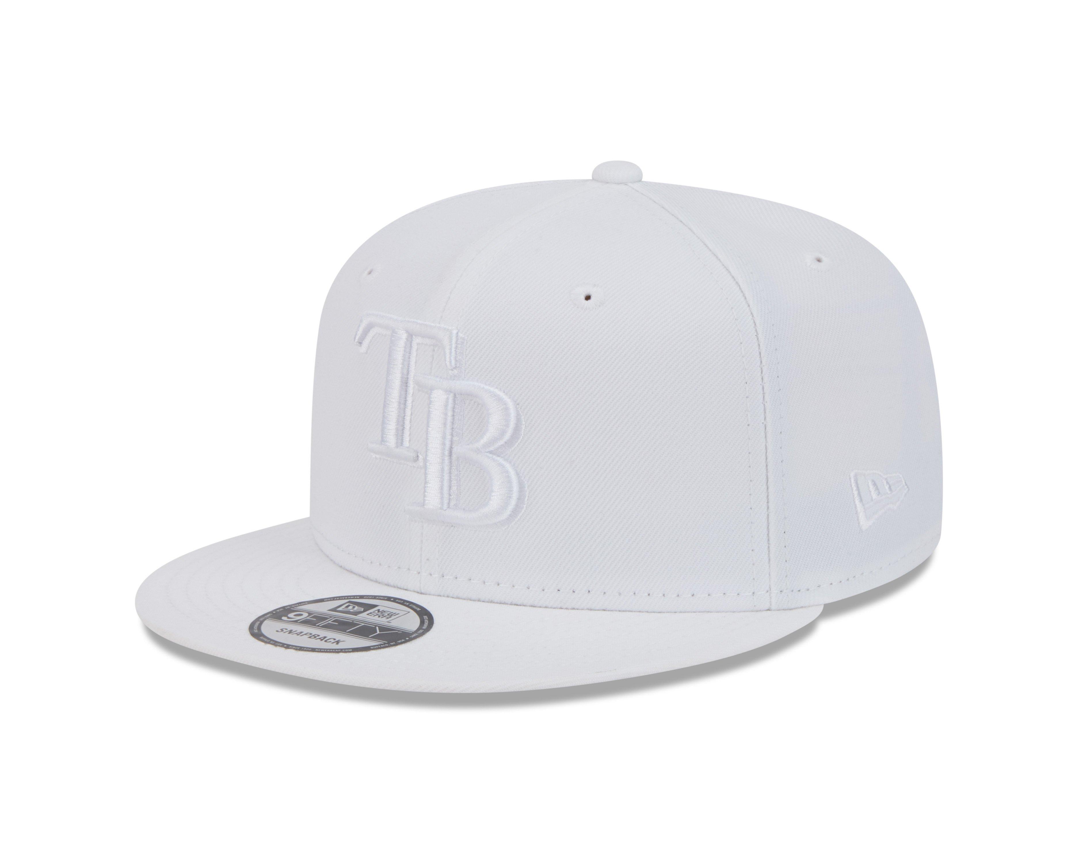 New Era Tampa Bay Rays 9FIFTY Evergreen Snapback Hat - Egg White - WHITE